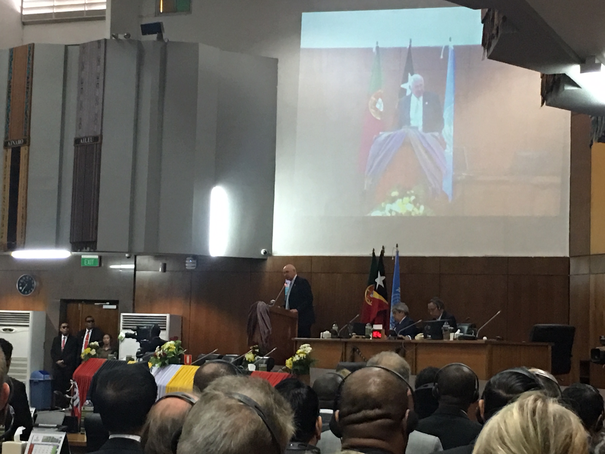 Ian Martin addresses Parliament of Timor-Leste